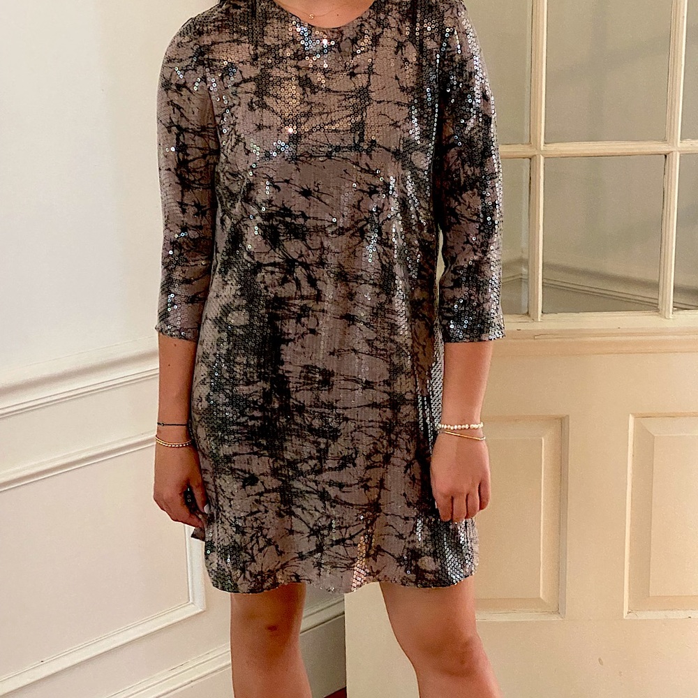Parker Tye Dyed Sequin Dress